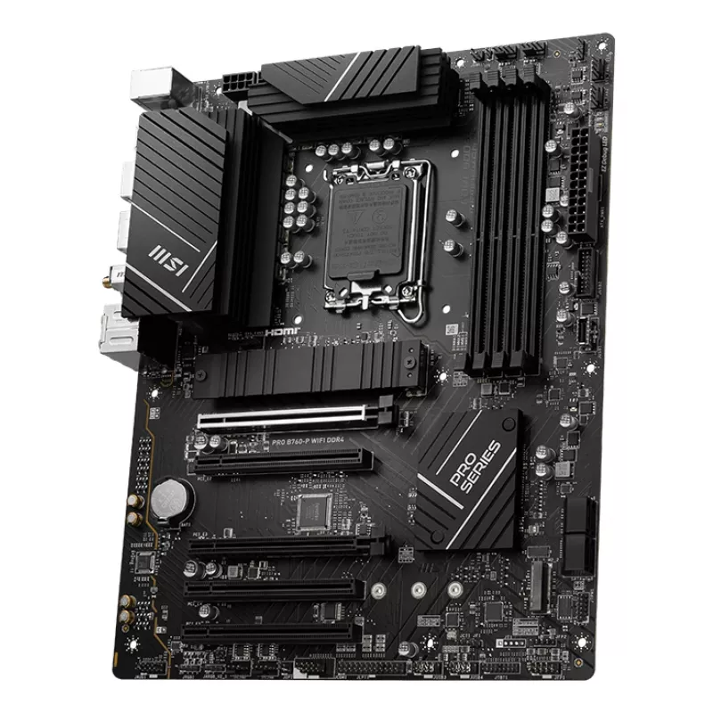 MSI PRO B760-P WIFI DDR4 pagrindinė plokštė LGA 1700 ATX