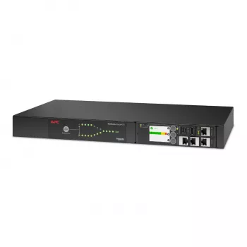 APC automatinis perjungimo jungiklis AP4423A - (8x) C13 + (1x) C19, 3680W, montuojamas stelaže, 1U