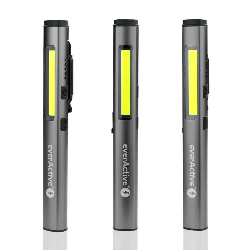 everActive PL-350R įkraunamas LED dirbtuvių žibintas su UV šviesa ir lazeriu, 350 lm, IP54