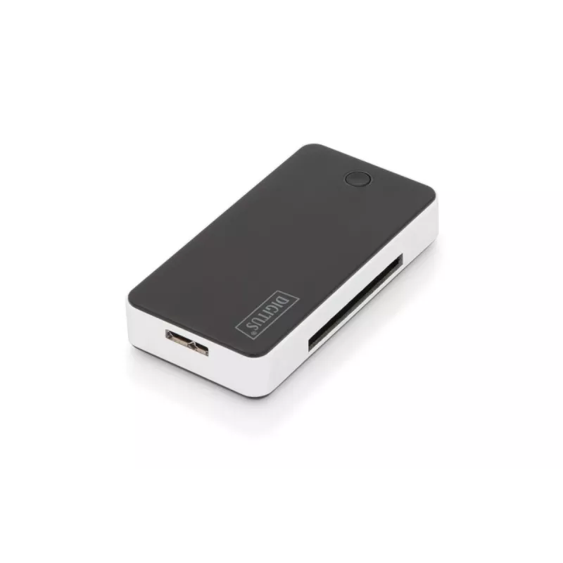 DIGITUS USB 3.0 kortelių skaitytuvas – palaiko MS/SD/SDHC/MiniSD/M2/CF/MD/SDXC korteles, 1 m USB A laidas