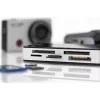 DIGITUS USB 3.0 kortelių skaitytuvas – palaiko MS/SD/SDHC/MiniSD/M2/CF/MD/SDXC korteles, 1 m USB A laidas