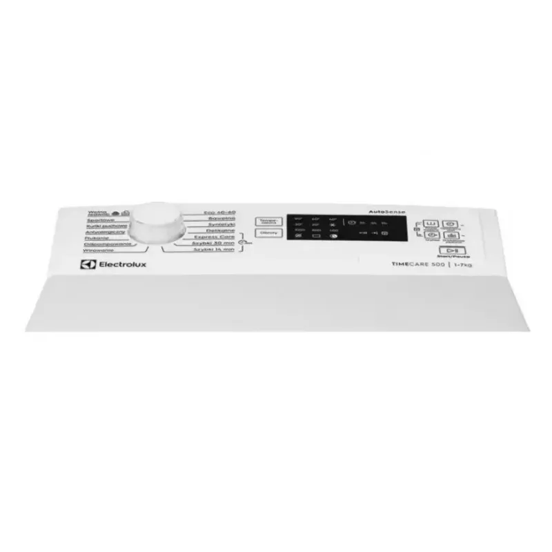 Skalbimo mašina su viršutiniu pakrovimu Electrolux EW5TN1507FP — 7 kg, 1000 RPM, 42 L būgnas, LCD ekranas, balta