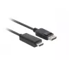 LANBERC kabelio keitiklis DisplayPort į HDMI juodas