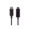 DisplayPort į HDMI laidas LANBERG CA-DPHD-11CC-0050-BK, DisplayPort 1.1 (kištukas) į HDMI (kištukas), 5 m, 1080p, 60 Hz