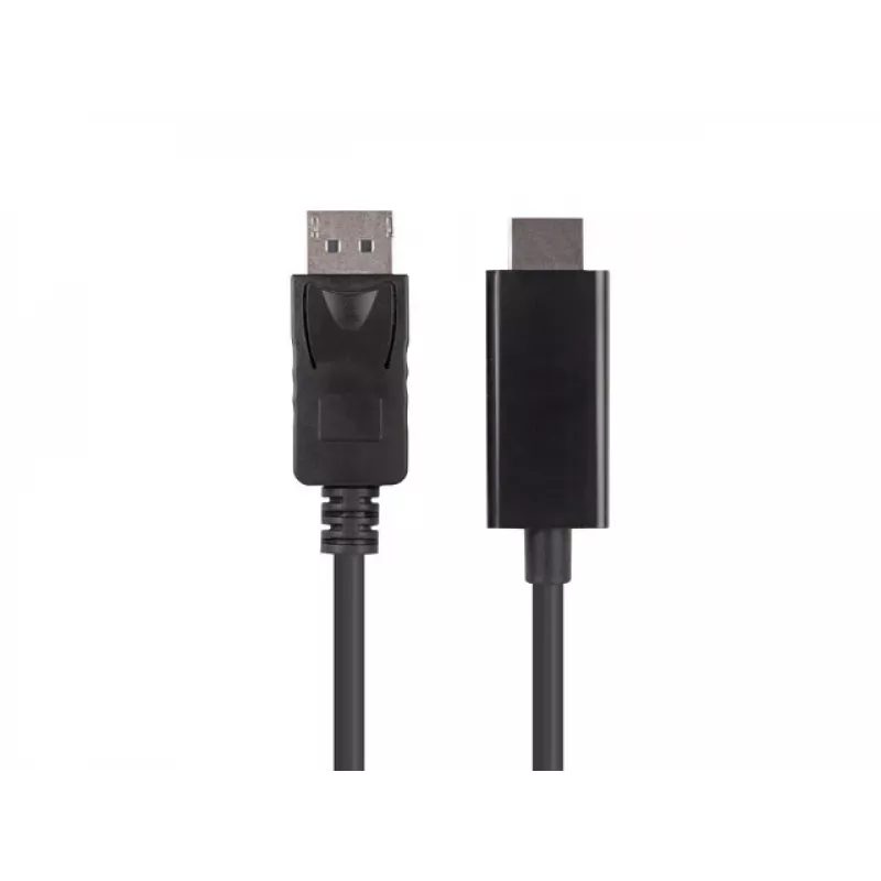 DisplayPort į HDMI laidas LANBERG CA-DPHD-11CC-0050-BK, DisplayPort 1.1 (kištukas) į HDMI (kištukas), 5 m, 1080p, 60 Hz