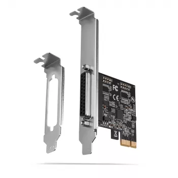 Axagon PCEA-P1N PCIe adapteris – 1 lygiagretusis prievadas su SP ir LP