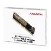 Axagon PCEM2-1U PCIe x16/x8/x4 - M.2 NVMe M rakto lizdo adapteris 1U