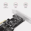 Axagon PCES-SA4M2 PCIe valdiklis 2x vidiniai SATA 6G prievadai + M.2 B rakto lizdas