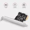 Axagon PCES-SA4X4 PCIe valdiklis – 4 vidiniai SATA 6G prievadai, ASM1164, SP & LP