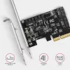 Axagon PCES-SA4X4 PCIe valdiklis – 4 vidiniai SATA 6G prievadai, ASM1164, SP & LP