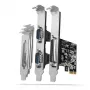 Axagon PCEA-PSN PCIe adapteris - 1x lygiagretus ir 2x nuoseklus prievadai 250 kbps su SP ir LP