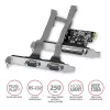 Axagon PCEA-PSN PCIe adapteris - 1x lygiagretus ir 2x nuoseklus prievadai 250 kbps su SP ir LP