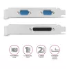 Axagon PCEA-PSN PCIe adapteris - 1x lygiagretus ir 2x nuoseklus prievadai 250 kbps su SP ir LP