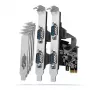 Axagon PCEA-S4N PCIe plokštė – 4 RS-232 prievadai iki 250 kBd su SP ir LP laikikliais