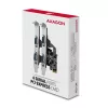 Axagon PCEA-S4N PCIe plokštė – 4 RS-232 prievadai iki 250 kBd su SP ir LP laikikliais