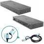 i-tec USB 3.0 / USB-C / Thunderbolt 3x 4K Docking Station Gen 2 su Power Delivery 100W