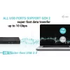 i-tec USB 3.0 / USB-C / Thunderbolt 3x 4K Docking Station Gen 2 su Power Delivery 100W