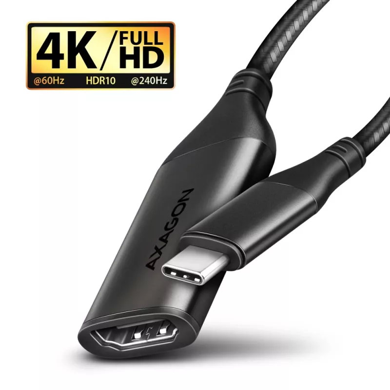 Adapteris Axagon RVC-HI2M USB-C į HDMI 2.0a 4K/60Hz HDR10