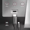 Axagon RVC-HI2MC USB-C į HDMI 2.0a laidas 1,8 m, 4K/60Hz HDR10