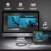 Axagon RVC-HI2MC USB-C į HDMI 2.0a laidas 1,8 m, 4K/60Hz HDR10