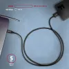 USB laidas Axagon BUMM3-CM10AB Micro-USB B į USB C 1m juodas