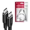 USB C laidas Axagon BUCM-CM20AB 2m juodas