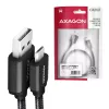 Axagon BUMM-AM15AB USB 2.0 laidas 1,5 m Micro-USB B / USB A juodas