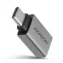 Adapteris Axagon RUCM-AFA USB-C (kištukas) -> USB-A (lizdas), USB 3.2 Gen 2, 3A, ALU