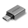 Adapteris Axagon RUCM-AFA USB-C (kištukas) -> USB-A (lizdas), USB 3.2 Gen 2, 3A, ALU