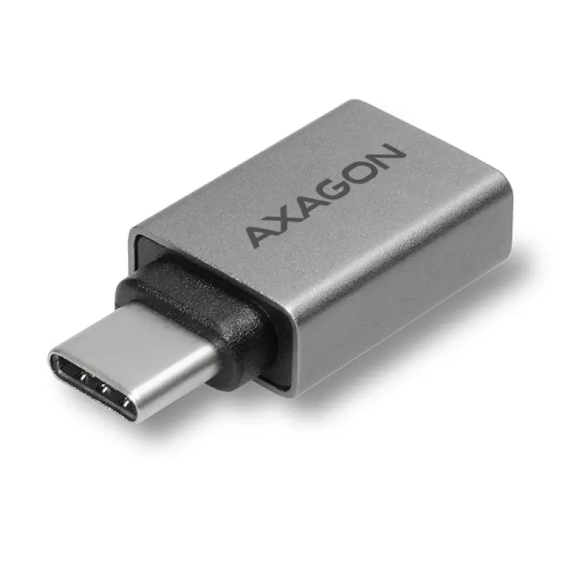 Adapteris Axagon RUCM-AFA USB-C (kištukas) -> USB-A (lizdas), USB 3.2 Gen 2, 3A, ALU