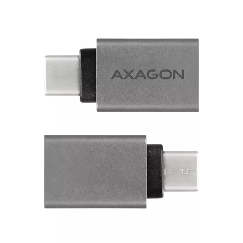Adapteris Axagon RUCM-AFA USB-C (kištukas) -> USB-A (lizdas), USB 3.2 Gen 2, 3A, ALU