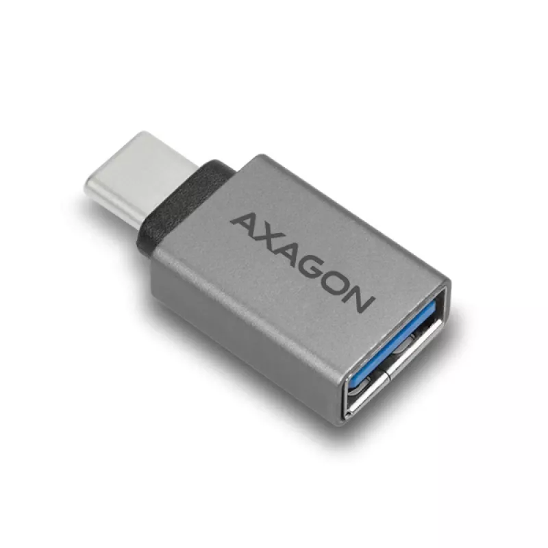 Adapteris Axagon RUCM-AFA USB-C (kištukas) -> USB-A (lizdas), USB 3.2 Gen 2, 3A, ALU