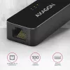 AXAGON ADE-XR USB 2.0 Type-A greitas Ethernet 10/100 adapteris, juodas, 0,023 kg