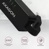 AXAGON ADE-XR USB 2.0 Type-A greitas Ethernet 10/100 adapteris, juodas, 0,023 kg