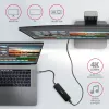Axagon HMC-6H4A USB 3.2 Gen 1 centras, 4x USB-A, HDMI 4K/30Hz, PD 100W, 20cm USB-C laidas