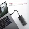 Axagon EEM2-SB2 išorinis USB-C 3.2 Gen 2 metalinis dėklas M.2 NVMe ir SATA SSD diskams, be varžtų