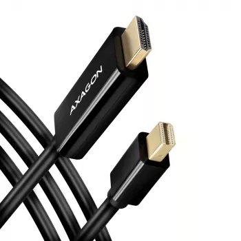 Axagon RVDM-HI14C2 Mini DisplayPort į HDMI adapterio laidas 4K 30Hz 1,8m