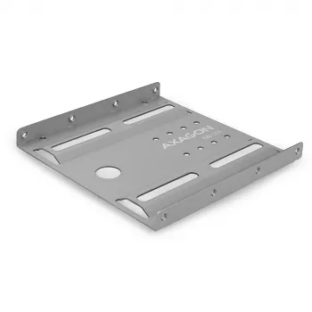 Axagon RHD-125S laikiklis 1x 2,5 colio HDD/SSD į 3,5 colio lizdą, metalinis, pilkas