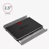 Axagon RHD-125S laikiklis 1x 2,5 colio HDD/SSD į 3,5 colio lizdą, metalinis, pilkas