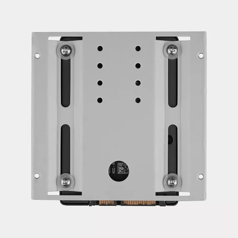 Axagon RHD-125S laikiklis 1x 2,5 colio HDD/SSD į 3,5 colio lizdą, metalinis, pilkas