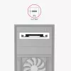 Axagon RHD-125S laikiklis 1x 2,5 colio HDD/SSD į 3,5 colio lizdą, metalinis, pilkas