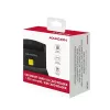 Axagon CRE-SM2 išmaniosios kortelės skaitytuvas USB 2.0 juodas 1,3 m kabelis