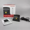 Axagon CRE-SM2 išmaniosios kortelės skaitytuvas USB 2.0 juodas 1,3 m kabelis