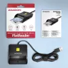 Axagon CRE-SM3SD USB kortelių skaitytuvas Smart Card / SD / microSD / SIM, juodas
