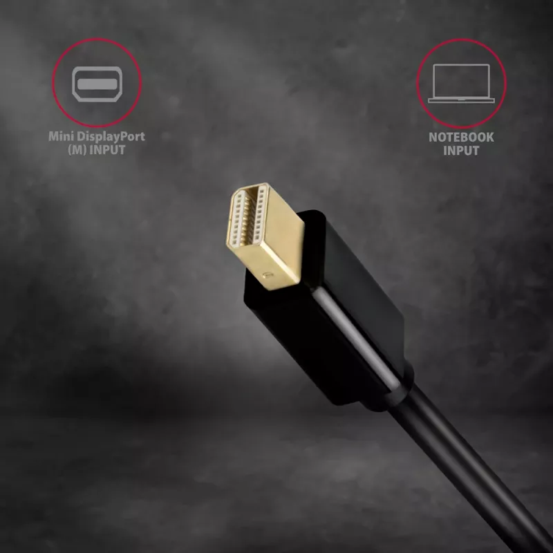 Axagon RVDM-HI14N Mini DisplayPort -> HDMI 1.4 adapterius 4K/30Hz