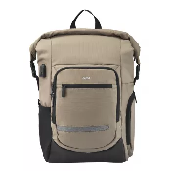 Kuprinė Hama Terra 39,6 cm (15,6 colio) smėlio ir juodos spalvos