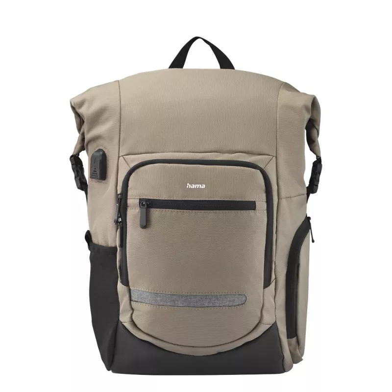 Kuprinė Hama Terra 39,6 cm (15,6 colio) smėlio ir juodos spalvos