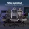 Universali žaidimų kėdė Corsair T3 RUSH 2023 minkšta sėdynė Antracito pilka