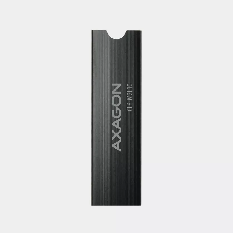 Axagon CLR-M2L10 pasyvus aliumininis aušintuvas M.2 SSD, dydis 2280, aukštis 10 mm