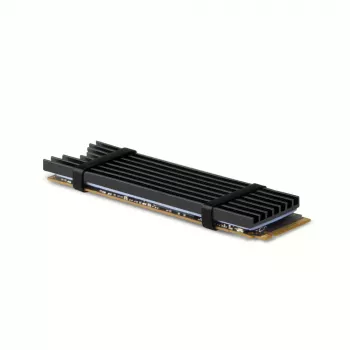 Axagon CLR-M2L3 pasyvus aliumininis radiatoriaus šilumos šalintuvas M.2 SSD diskams, dydis 2280, aukštis 3 mm